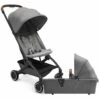 Joolz Aer Lightweight Compact Stroller + Bassinet Bundle - Delightful Grey -Joolz joolz aer lightweight compact stroller bassinet bundle delightful grey 261