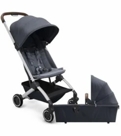 Joolz Aer Lightweight Compact Stroller + Bassinet Bundle - Elegant Blue