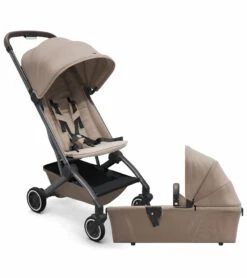 Joolz Aer Lightweight Compact Stroller + Bassinet Bundle - Lovely Taupe
