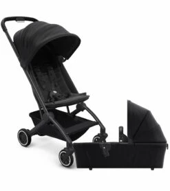 Joolz Aer Lightweight Compact Stroller + Bassinet Bundle - Refined Black
