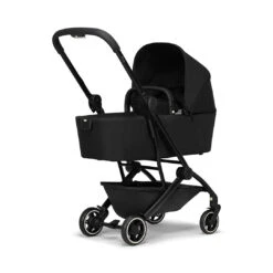 Joolz Aer+ Pushchair & Pebble 360/360 Pro Travel System - Refined Black -Joolz joolz aer carrycot black flat 3 9dd733cb 4b94 43a8 a962 528b60126390