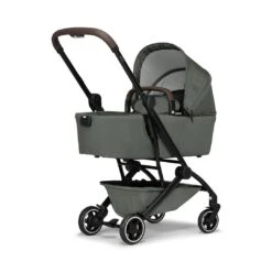 Joolz Aer+ Carrycot - Mighty Green -Joolz joolz aer carrycot green flat 3