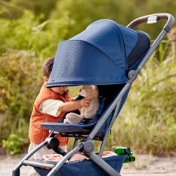 Joolz Aer+ Pushchair & Pebble 360/360 Pro Travel System - Navy Blue -Joolz joolz aer navy lifestyle 3 27524e85 76fb 46cd 8b58 9ef882d35cac