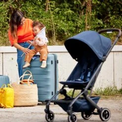 Joolz Aer+ Pushchair & Pebble 360/360 Pro Travel System - Navy Blue -Joolz joolz aer navy lifestyle 53c4690d ee91 47d0 b9dd f479c7f65e82