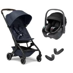Joolz Aer+ Pushchair & Pebble 360/360 Pro Travel System - Navy Blue
