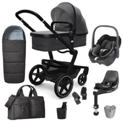 Joolz Day+ 9-Piece Pebble 360 Bundle - Awesome Anthracite