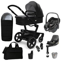 Joolz Day+ 9-Piece Pebble 360 Bundle - Brilliant Black