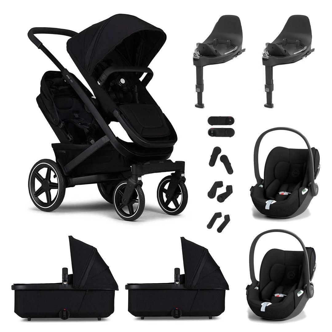 Joolz Geo3 Pushchair + Cloud T Twin Travel System - Brilliant Black 4 Joolz Geo3 Pushchair + Cloud T Twin Travel System - Brilliant Black - Image 2