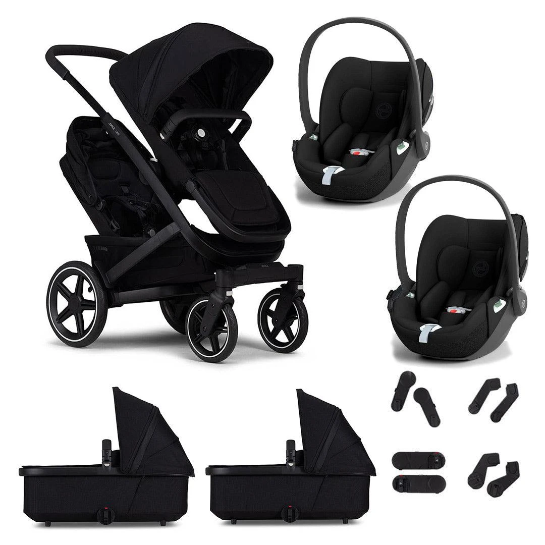 Joolz Geo3 Pushchair + Cloud T Twin Travel System - Brilliant Black 3 Joolz Geo3 Pushchair + Cloud T Twin Travel System - Brilliant Black