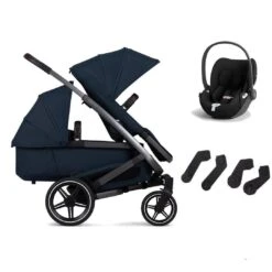 Joolz Geo3 Pushchair + Cloud T Duo Travel System - Navy Blue