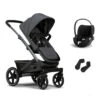 Joolz Geo3 Pushchair + Cloud T Mono Travel System - Pure Grey -Joolz joolz geo3 cloud t pure grey mono bundle flat