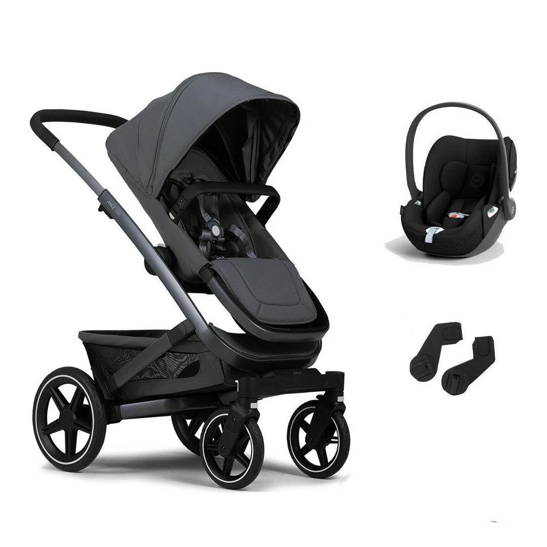 Joolz Geo3 Pushchair + Cloud T Mono Travel System - Pure Grey 3 Joolz Geo3 Pushchair + Cloud T Mono Travel System - Pure Grey