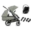 Joolz Geo3 Pushchair + Cloud T Duo Travel System - Sage Green -Joolz joolz geo3 cloud t sage green bundle flat 935ad946 2d32 467e b764 04c8a458d6af