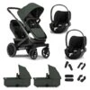 Joolz Geo3 Pushchair + Cloud T Twin Travel System - Urban Green -Joolz joolz geo3 cloud t urban green twin bundle flat 2