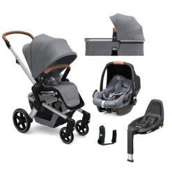 Joolz Hub+ 6-Piece Pebble Pro Bundle - Gorgeous Grey