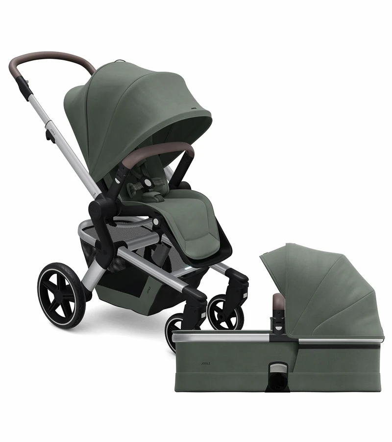Joolz Hub+ Stroller & Bassinet Bundle - Marvellous Green 3 Joolz Hub+ Stroller & Bassinet Bundle - Marvellous Green